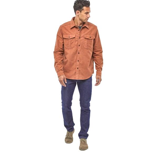 Patagonia 90s Orange Snap-T Shirt size Medium - Picture 3 of 13